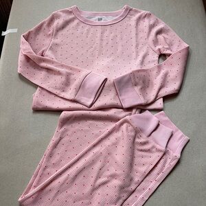 GAP Pink Dotted Kids Pajama Set